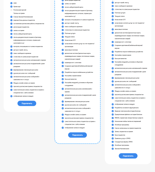 Медицинская информационная система для частных медицинских центров "ELCRM"
